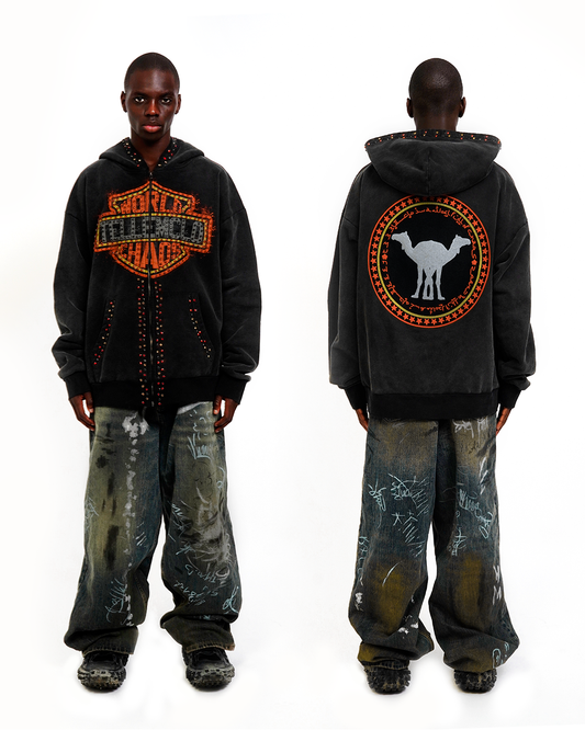 World Chaos Zip-Hoodie